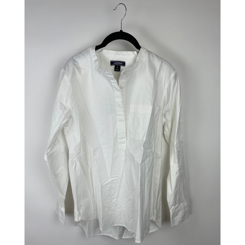 White Button Up Blouse – Size 4