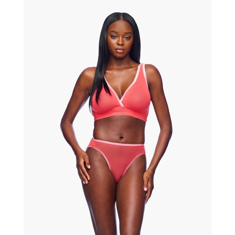 Bikini Taille Haute Ibisco/Passiflora S