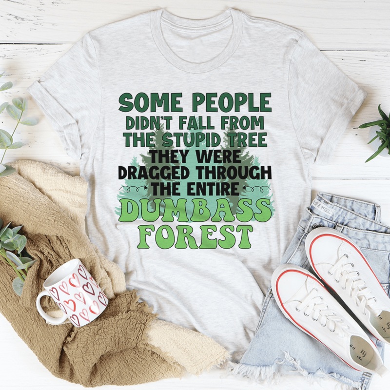 Dumbass Forest Tee Ash S