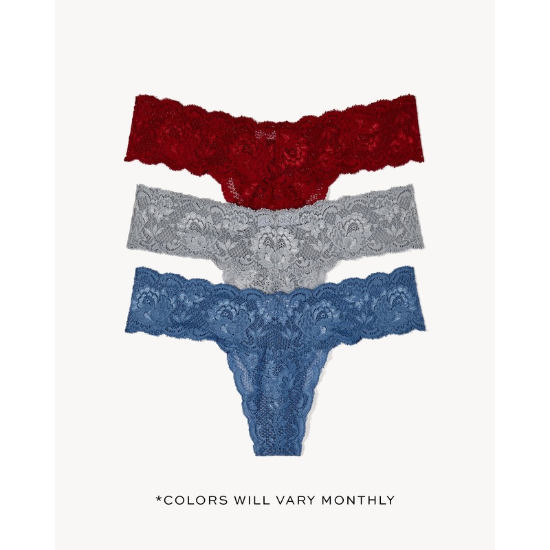 Pack De 3 Tangas Bajos Various Talla nica