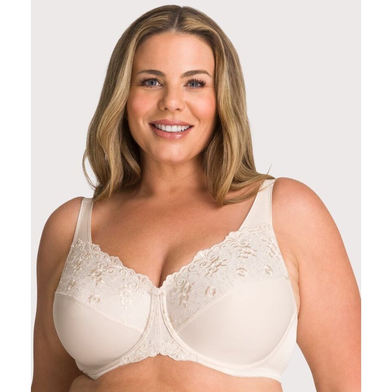 Triumph Embroidered Minimizer Bra – Fawn 34D