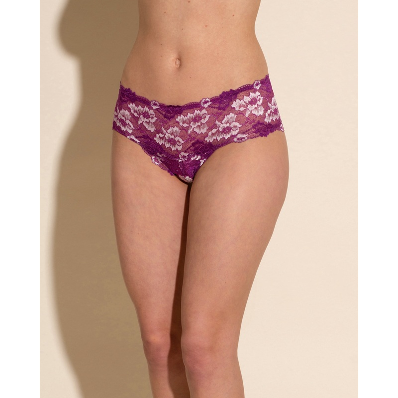 Braguitas Cheeky Swiss Beet/White S