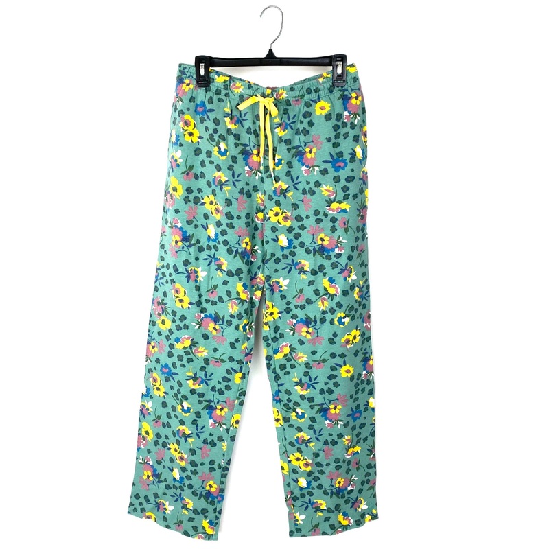 Green Floral Sweatpants – Small