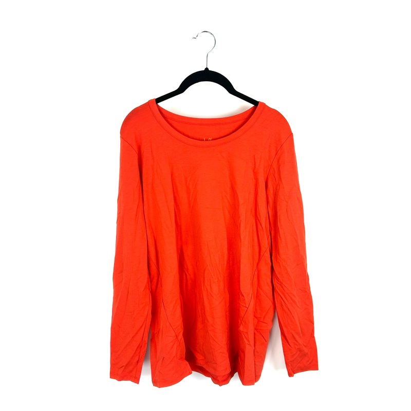 Long Sleeve Orange Shirt – Size 6/8