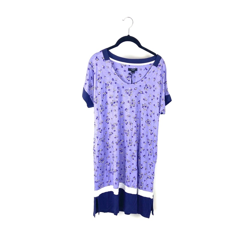 Purple Floral Nightgown – Small