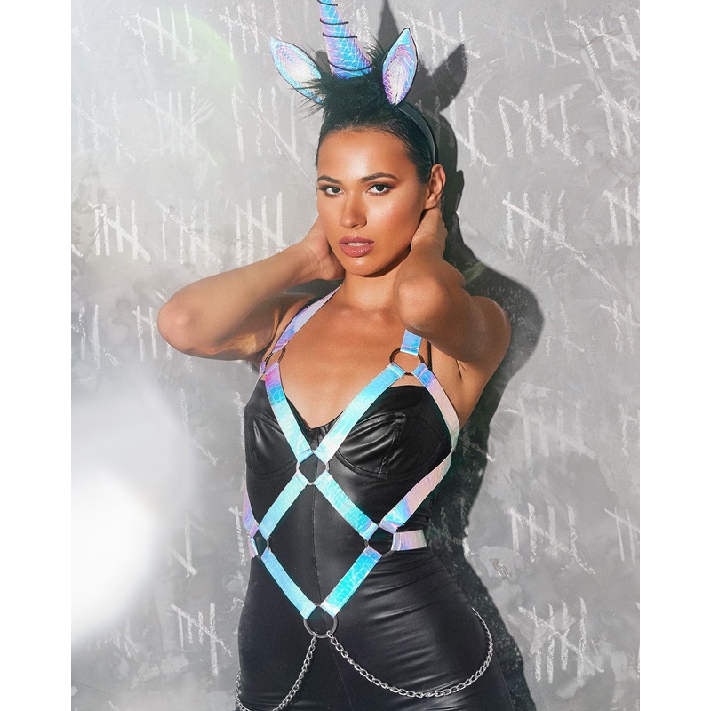 3pc Kinky Unicorn Small Black/Multi