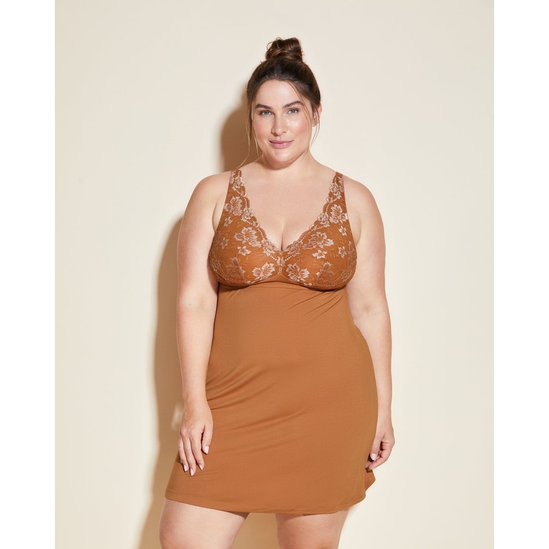 Chemise tendue Dark Copper/Camel 1X
