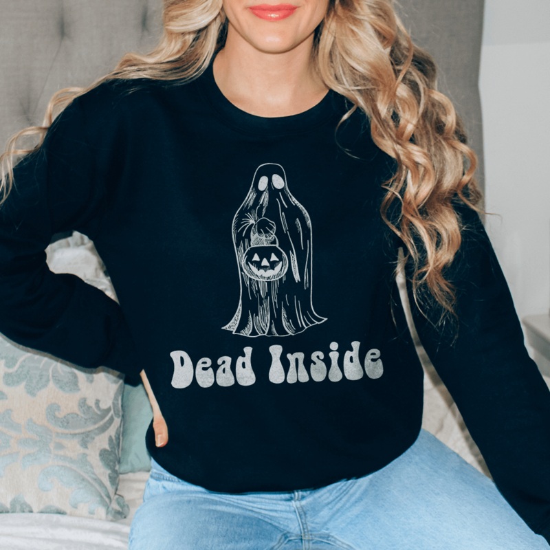 Dead Inside Sweatshirt Black S
