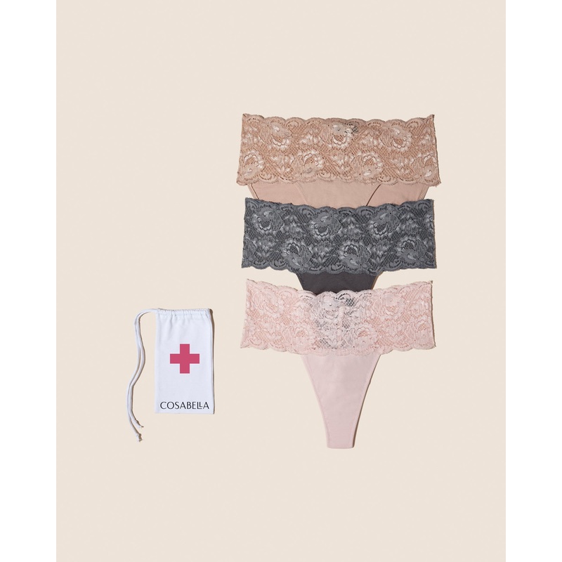 Emergency Panty 3 Pack Sette Pink Lilly Platinum PS/PM