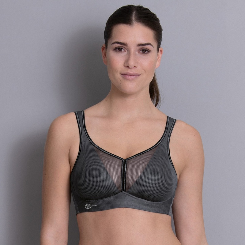 Air Control Deltapad Sports Bra – 5544 – Anthracite GRAY 32C