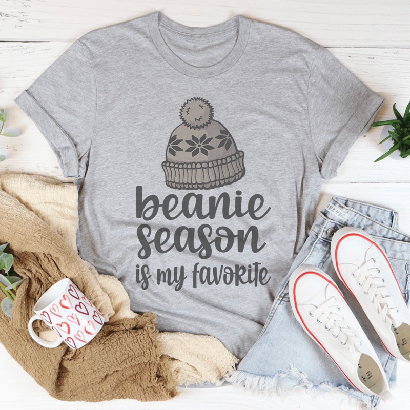 Beanie Season Tee Athletic Heather S