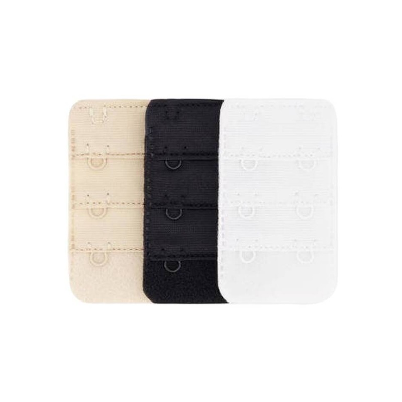 Bendon 2-Hook Bra Extenders – 3 Pack – Assorted Colours Default Title