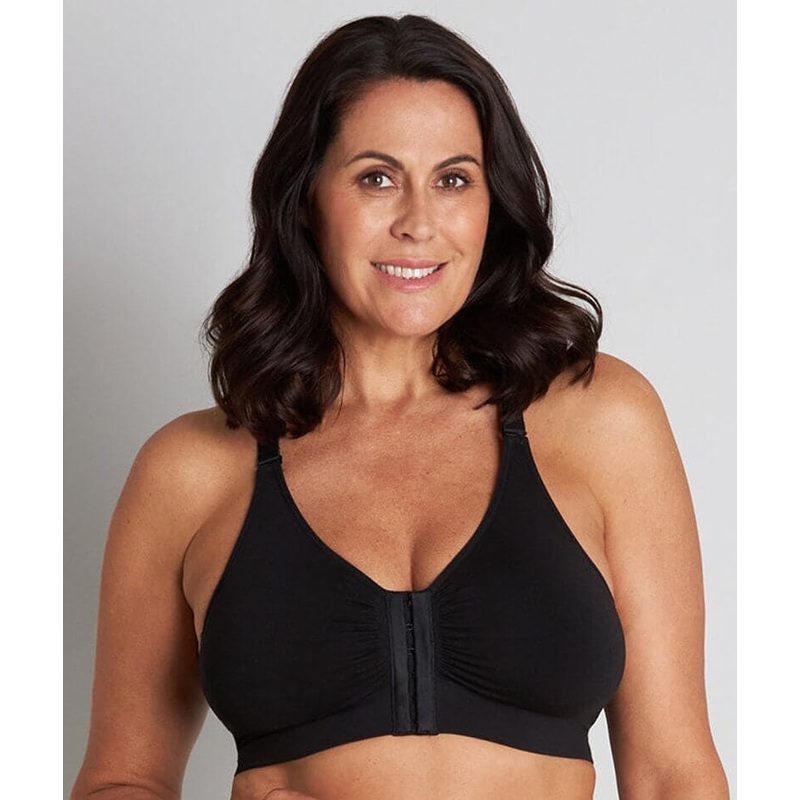 Bendon Restore Front Opening Wire-free Bra – Black