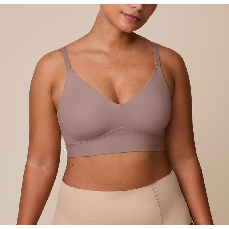 Bliss Triangle Bralette – Mauve Mauve XS