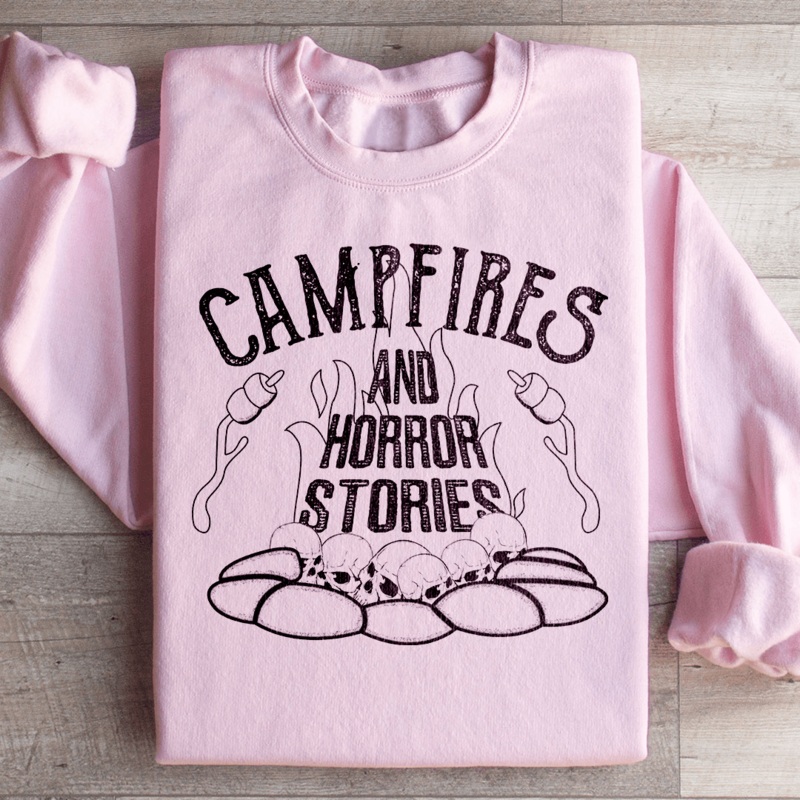 Campfires & Horror Stories Sweatshirt Black S