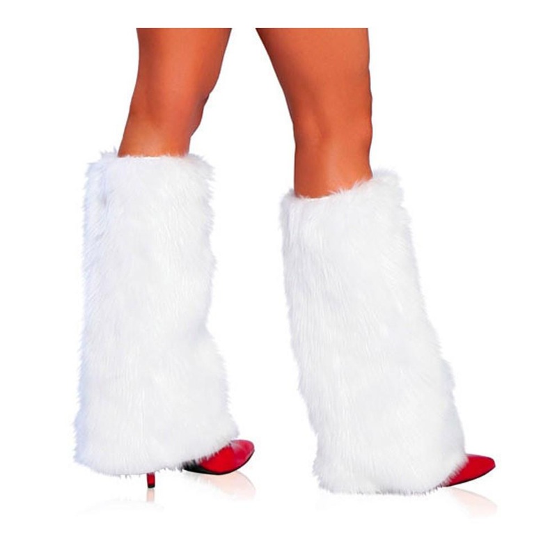 Pair of Fur Boot Cover Fluffies Baby Pink One Size