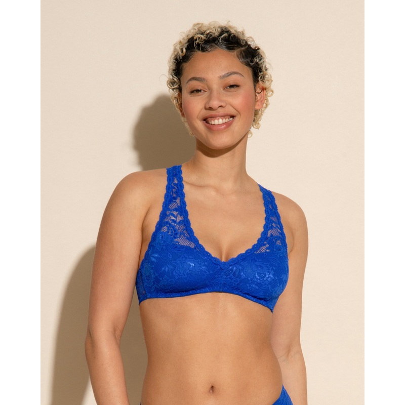 Racie Racerback-Bralette Cobalt S
