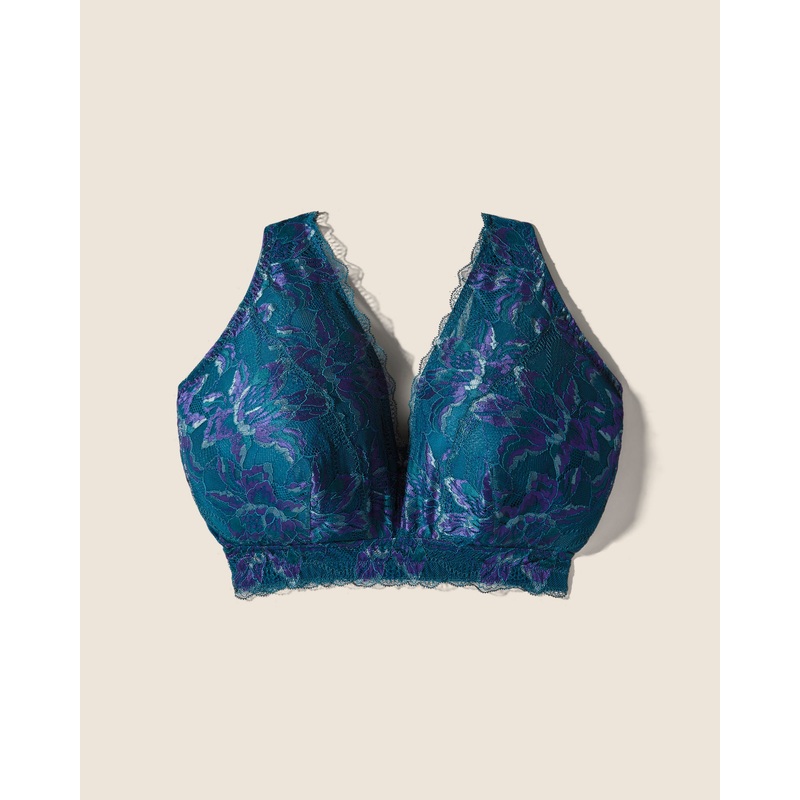 Ultra Curvy Longline Bralette Mirtillo XS
