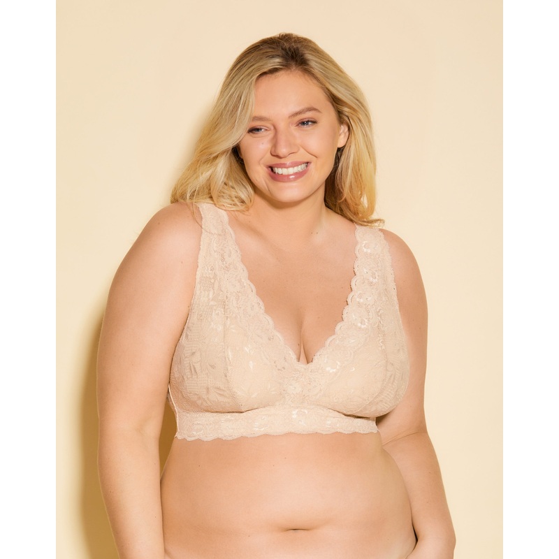 Ultra Curvy Longline-Bralette Plungie Sette XS