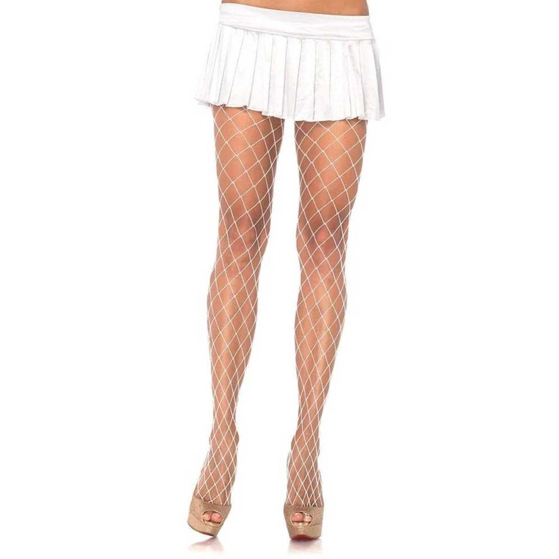 Xena Spandex Diamond Tights – One Size – White