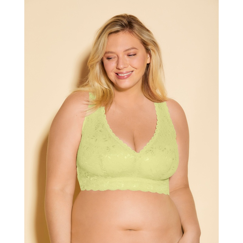 Ultra Curvy Racerback-Bralette “Racie” Chakra Green XS