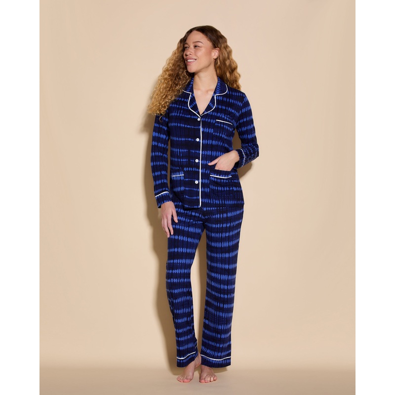 3 Pockets Long Sleeve Top & Pant Pajama Set Lola XS