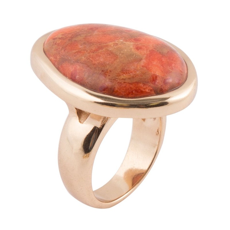 Abstract Sponge Coral Ring 5
