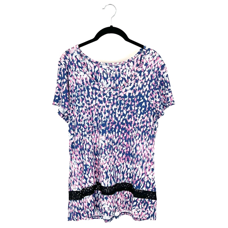 Blue And Pink Abstract Print Lounge Set – Size 4/6