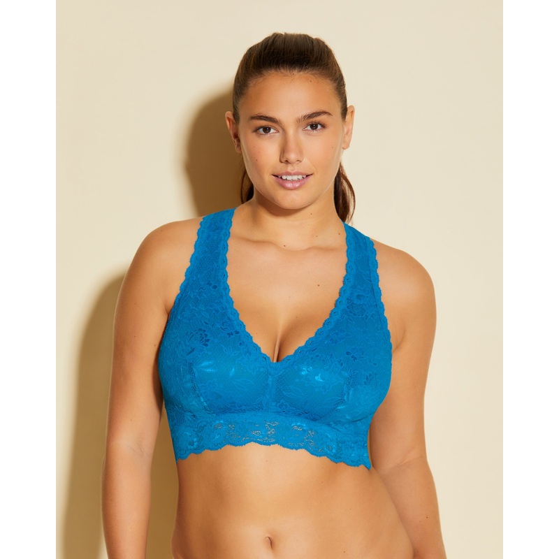 Bralette Curvy Racie Con Spalline Incrociate Bralette Udaipur Blue P