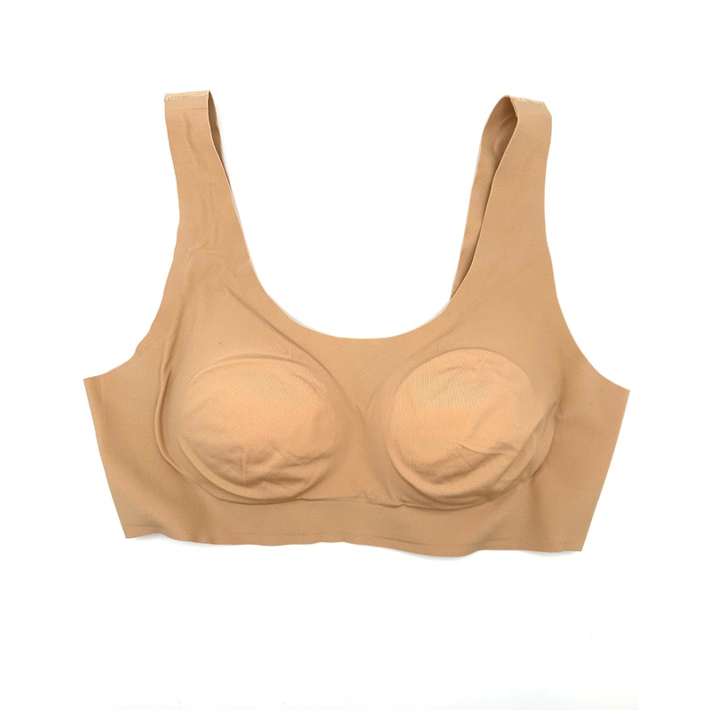 Sand Beige Padded Bralette – Medium