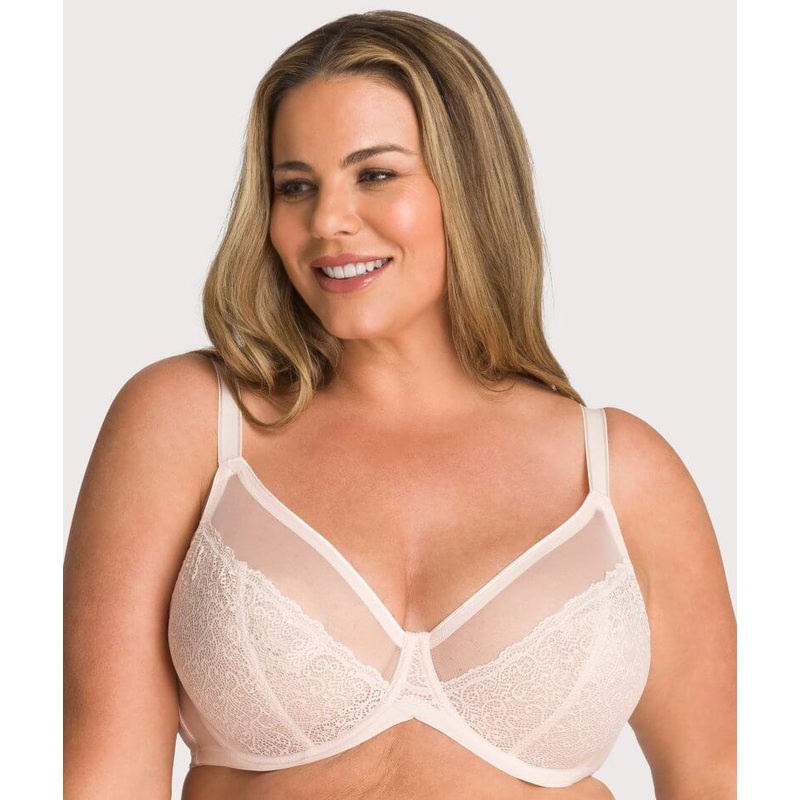 Triumph Sheer Minimizer Bra – Nude Pink 32D