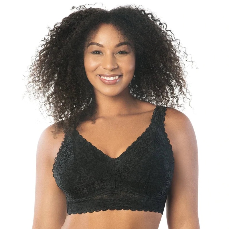 Adriana Lace Bralette – P5482 – Black BLACK 30D