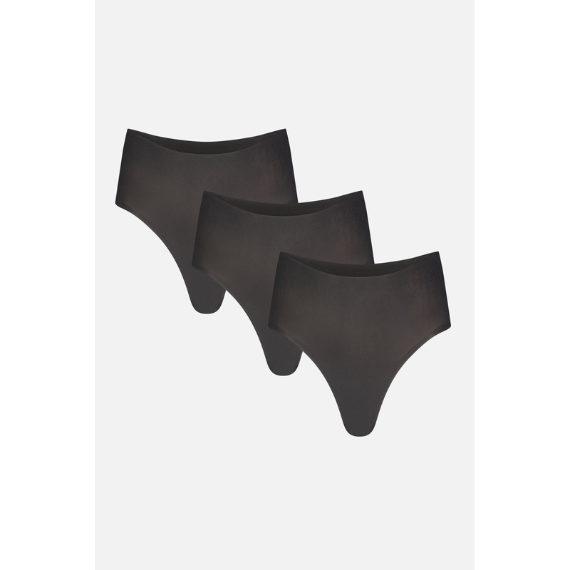 Base High Rise Brief in Black (Pack) XS Black 3-Pack