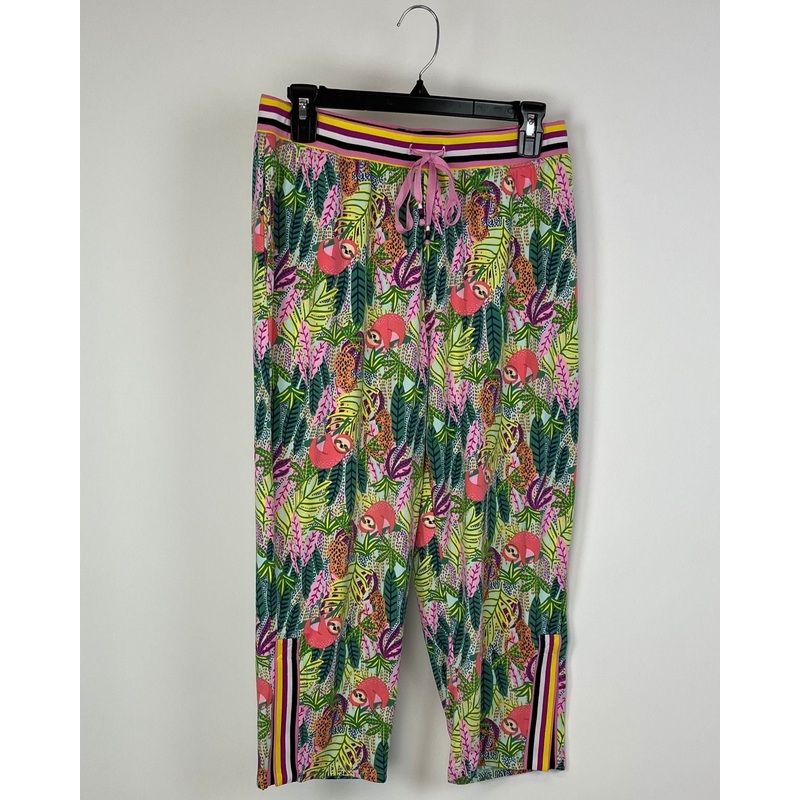Cropped Safari Pajama Pants – Size 6-8