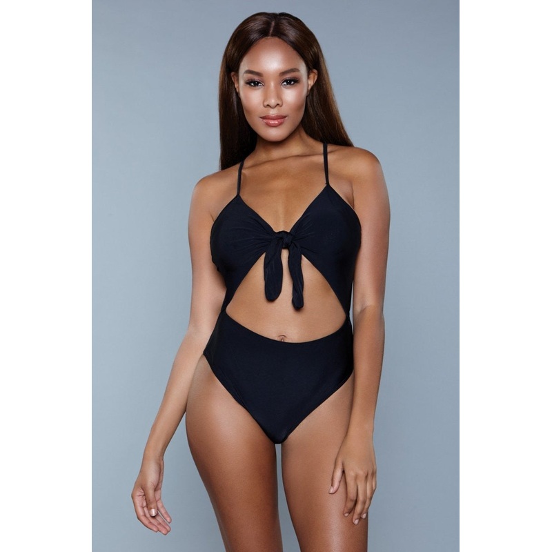 Eliza Daring Cut-Out Swimsuit Black XS