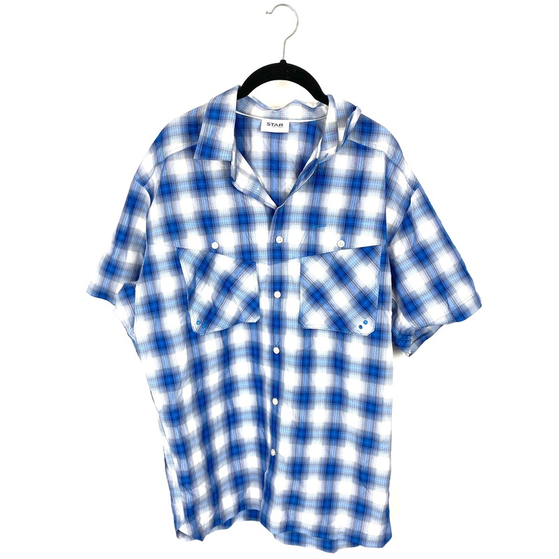 MENS Blue and White Shirt – Medium
