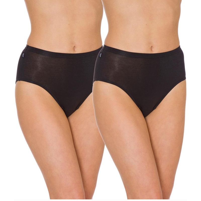Sloggi Hikini 2 Pack Brief – Black M