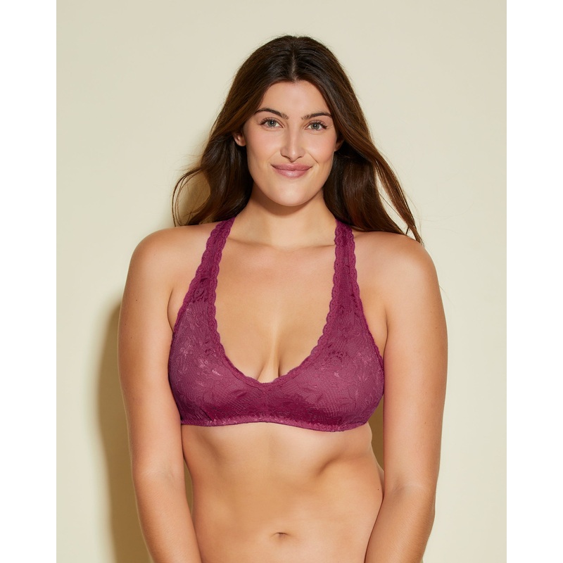 Beauty Racie Racerback Bralette Vino S