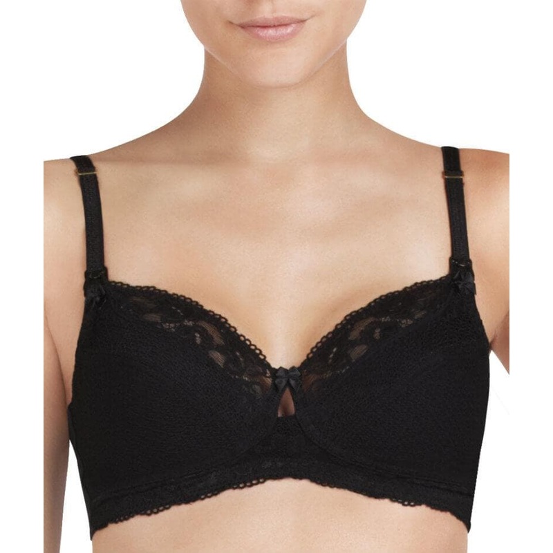Bendon Classic Comfort Wire-free Maternity Bra – Black 34E