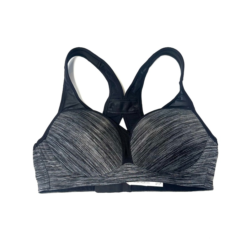 Black Full Support Racer Back Sports Bra – 34B