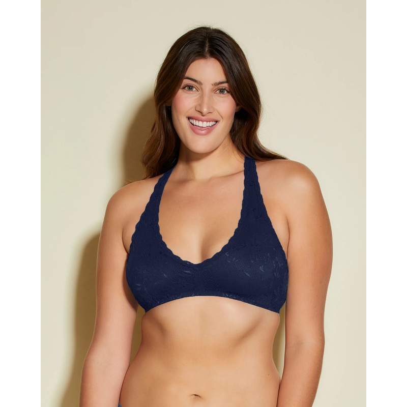 Bralette De Espalda Cruzada Racie Beauty Azul Marino S