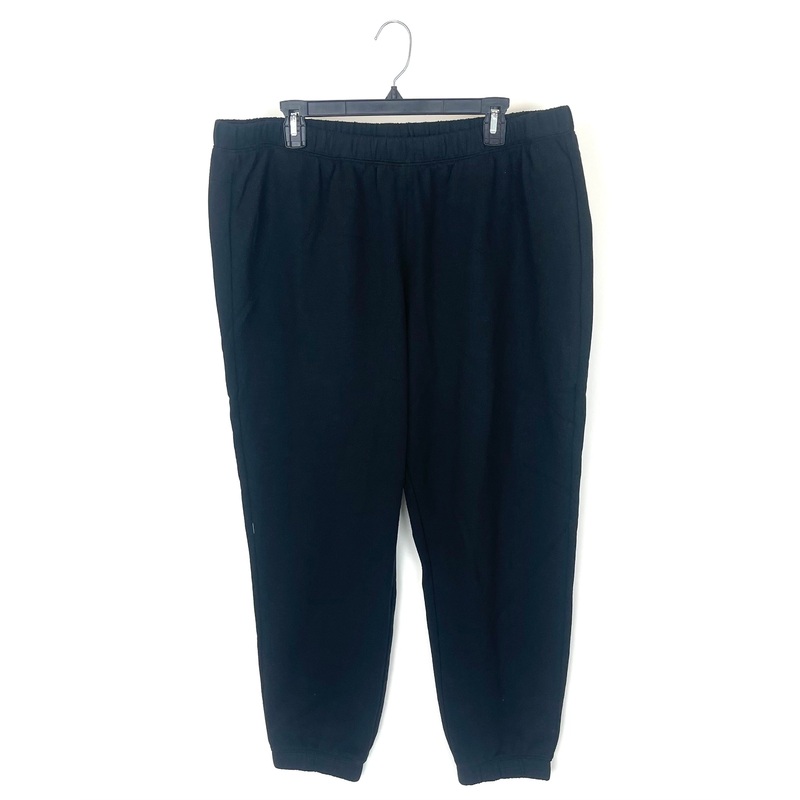 MENS Black Sweatpant Jogger – 2X