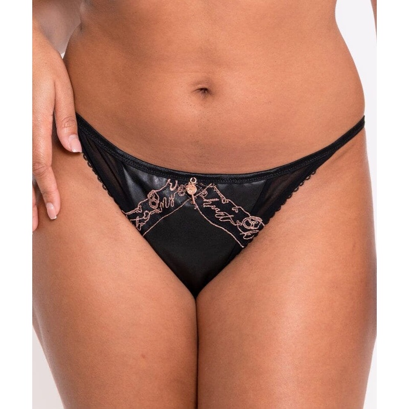 Scantilly Key to My Heart Bare Faced Brief – Black 6
