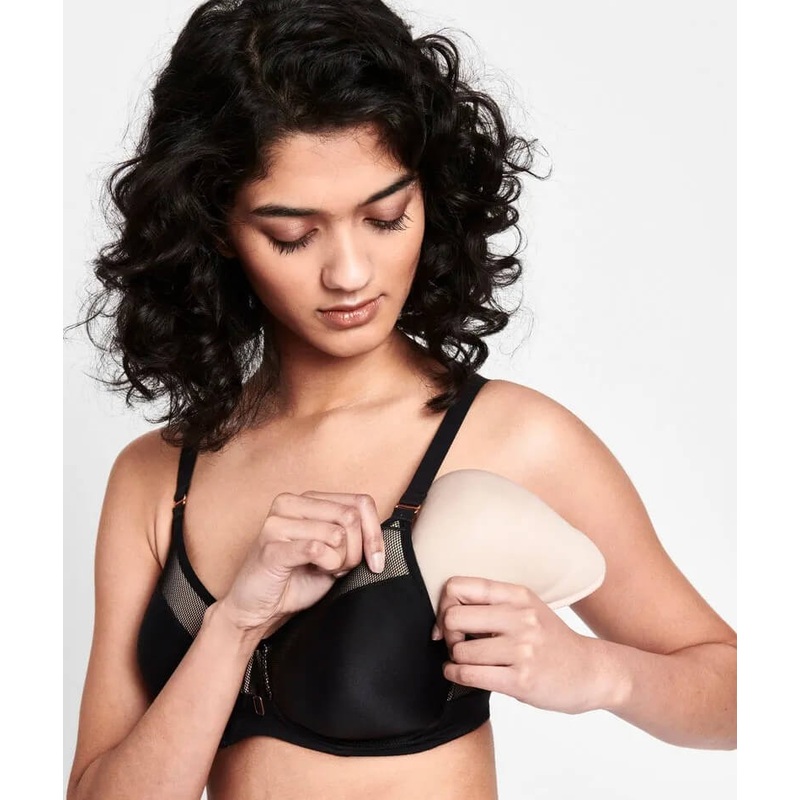 Berlei Post Surgery Mesh Wire-free Bra – Black 32D