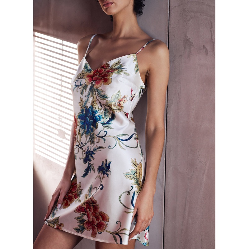 Beverly Floral Chemise Floral 2XS