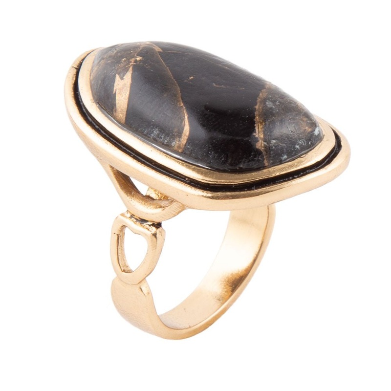 Gold Infused Matrix Ring 5