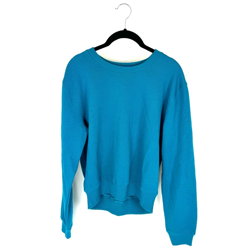 Turquoise Blue Crewneck- Size 0/2