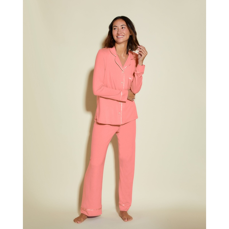 Conjunto De Pijama Petite Con Camisa De Manga Larga Y Pantalones CORAL BREEZE/CORAL BREEZE PS