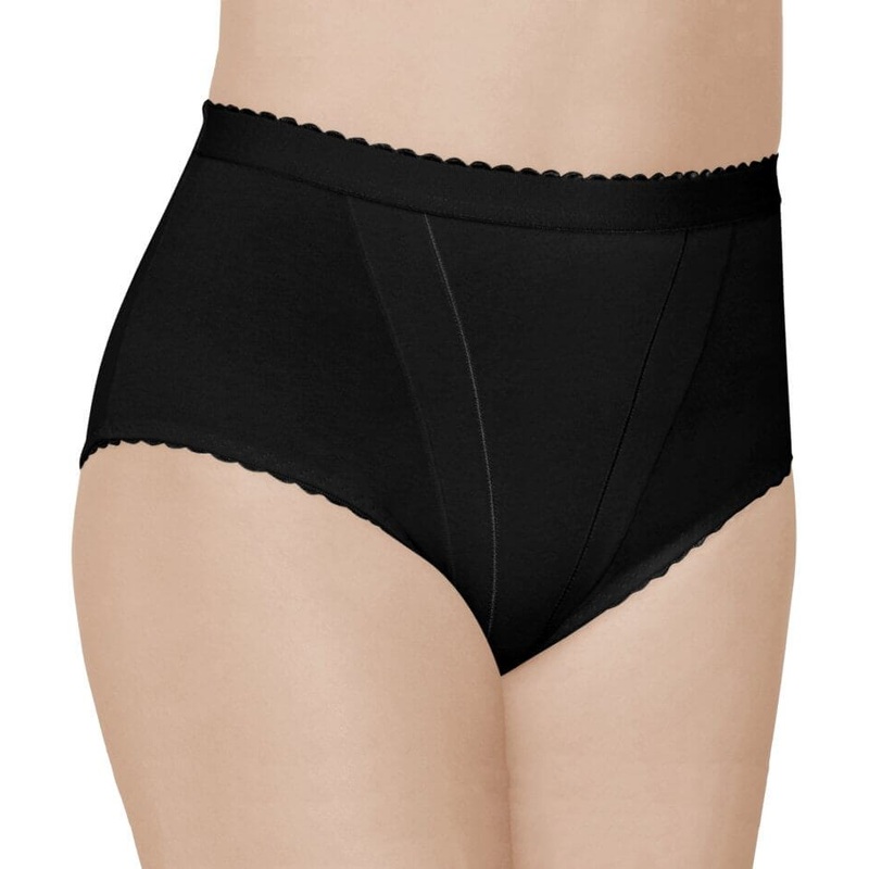 Form Flex Single Medium Control Cotton Shaping Panty – Black