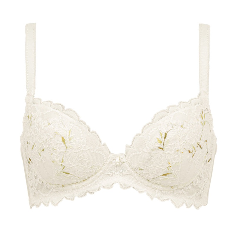 Rose Push-Up Plunge Bra 23S1 65C (US 30C) White